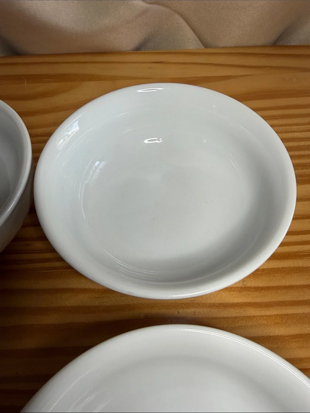 Vintage Aladdin Temp-Rite White Soup Salad Bowls Set of 4 Better By Degrees
